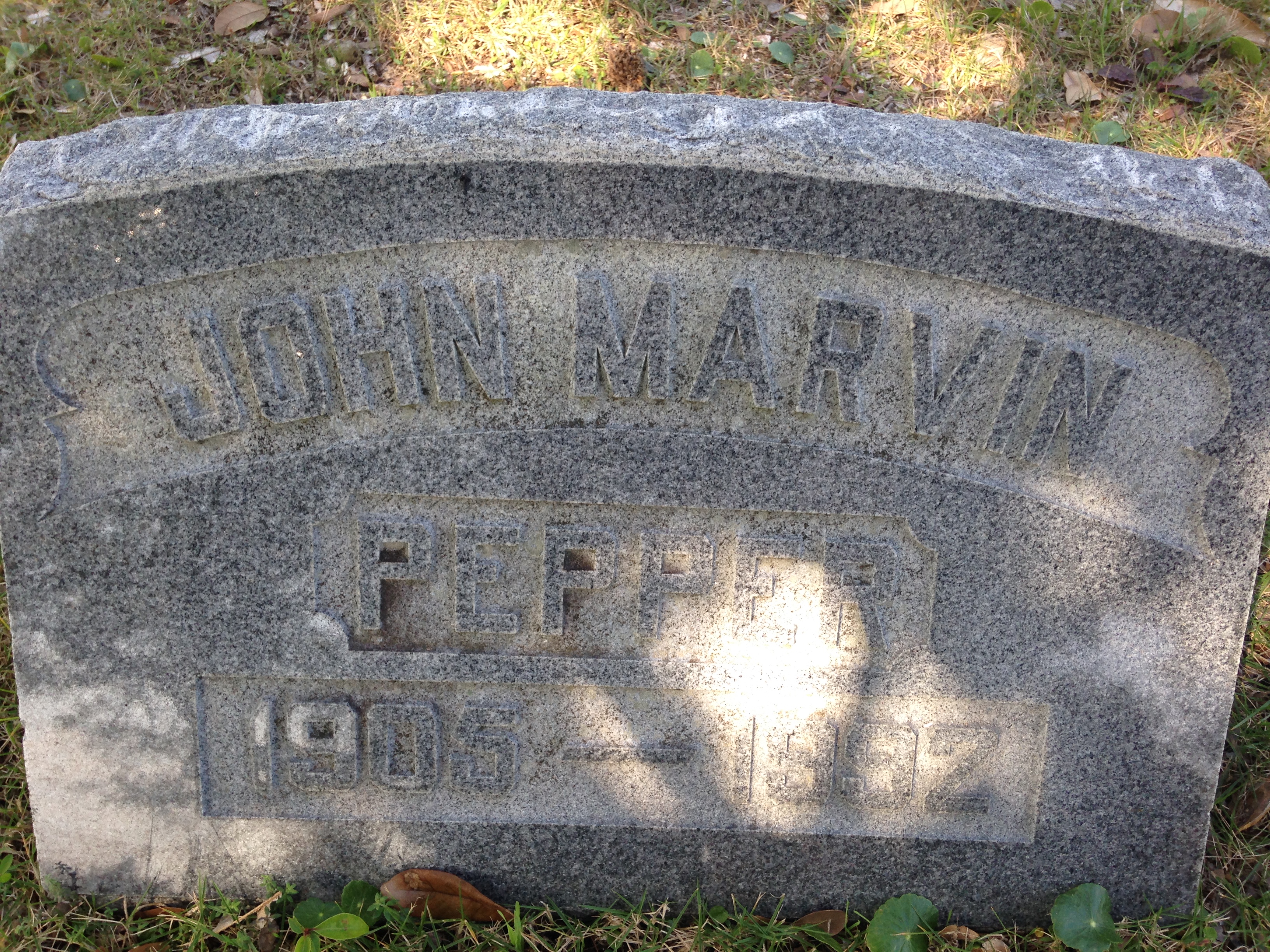 John Marvin, MD Pepper